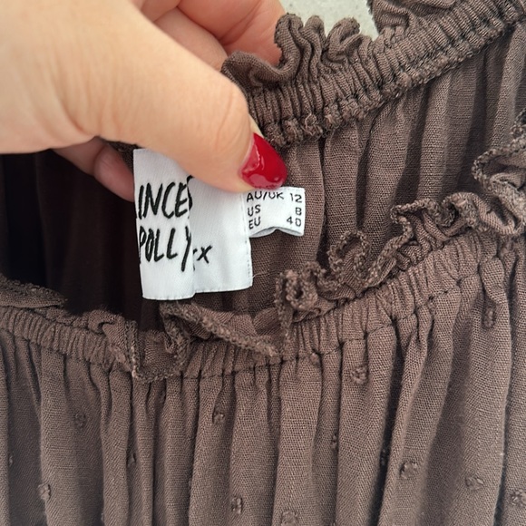 Princess Polly LOVE GALORE ROMPER BROWN - Picture 6 of 7